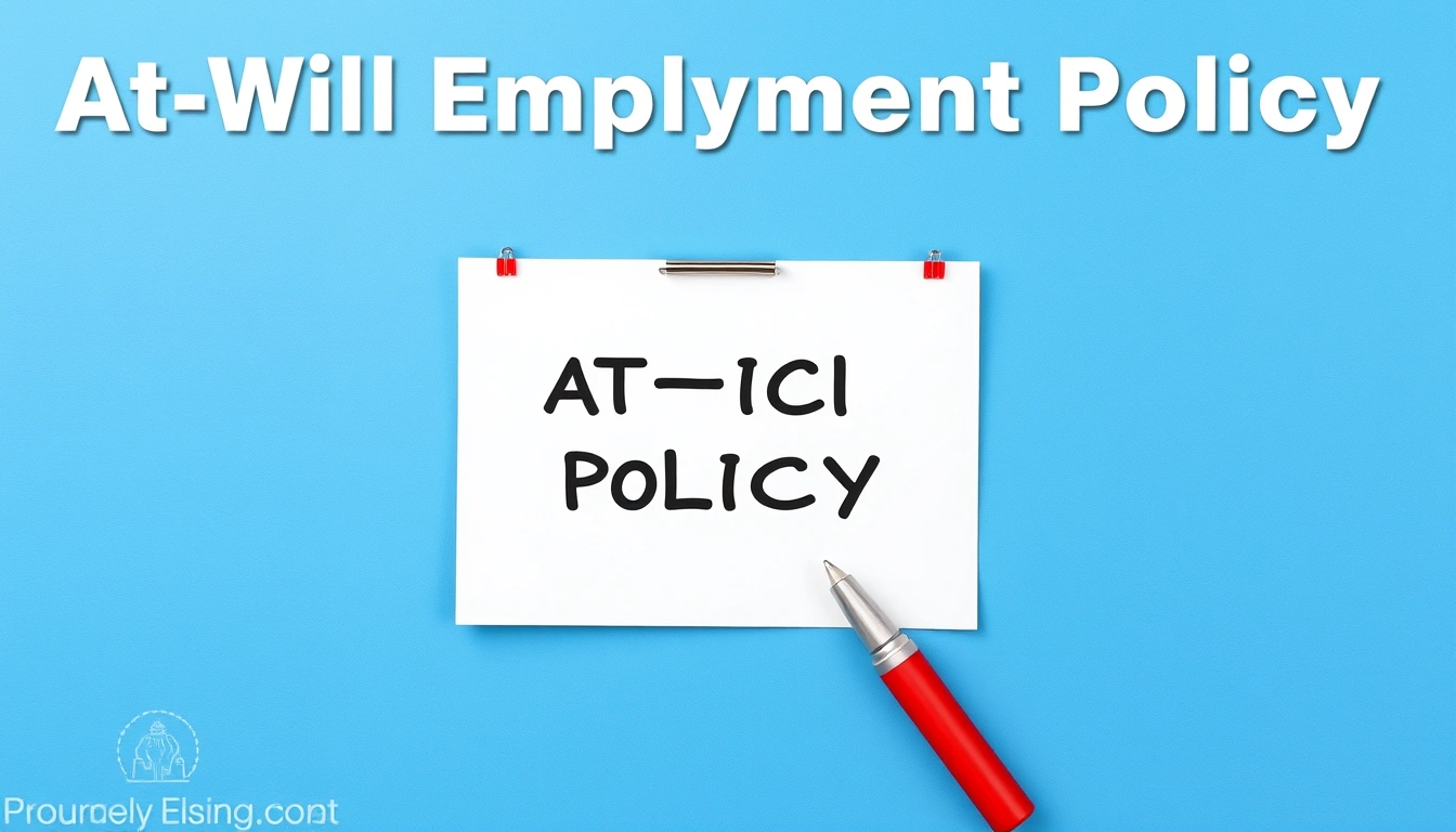 At-Will Employment Policy Explained for Employers At-Will Employment Policy Explained for Employers