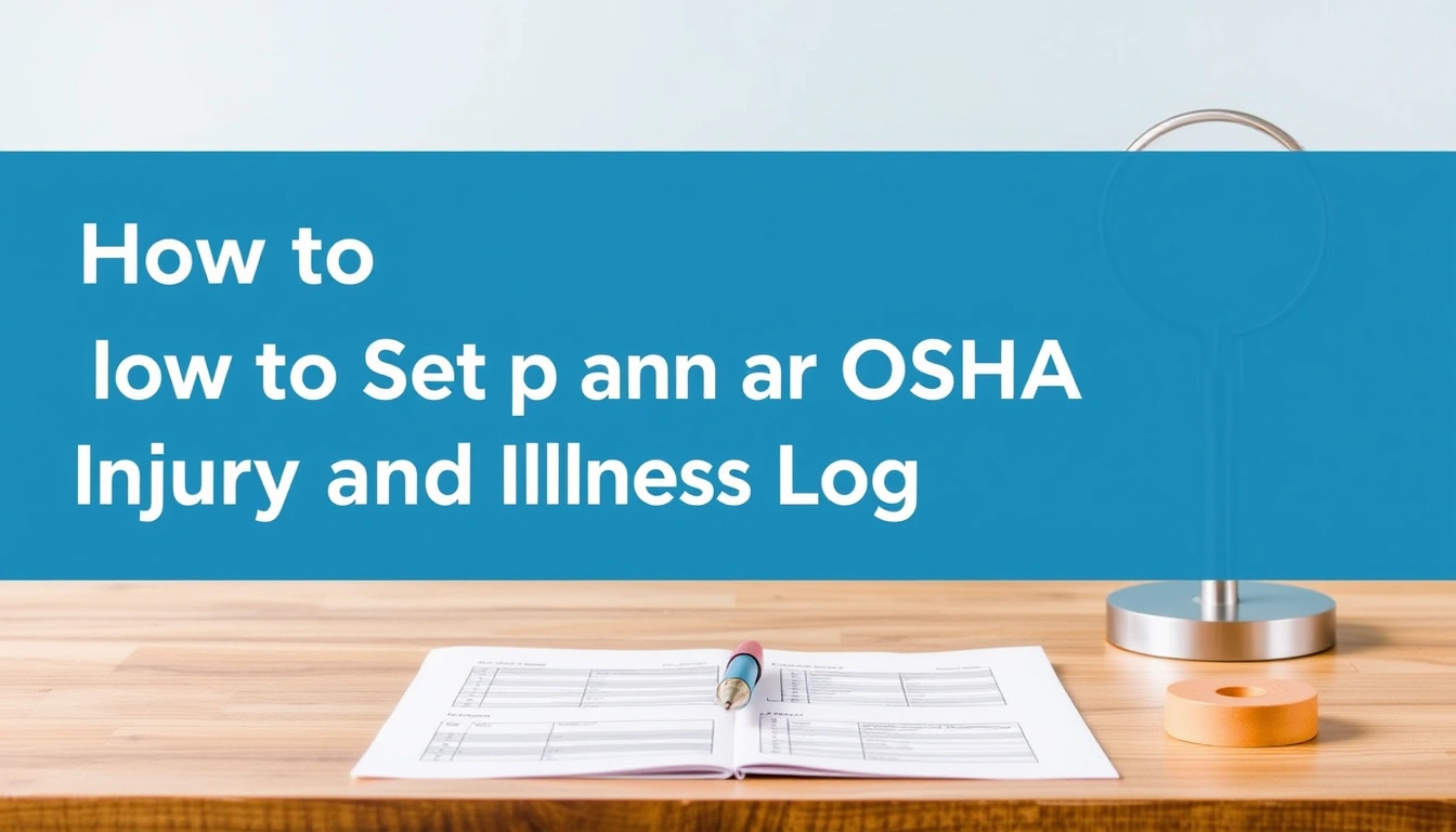 How to Set Up an OSHA Injury and Illness Log Step by Step How to Set Up an OSHA Injury and Illness Log Step by Step