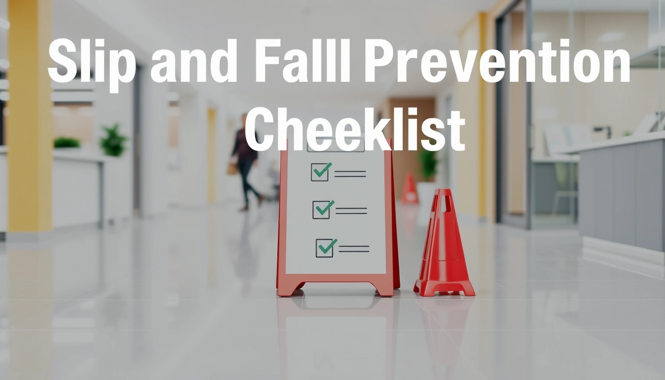 Slip and Fall Prevention Checklist for Offices and Retail Spaces