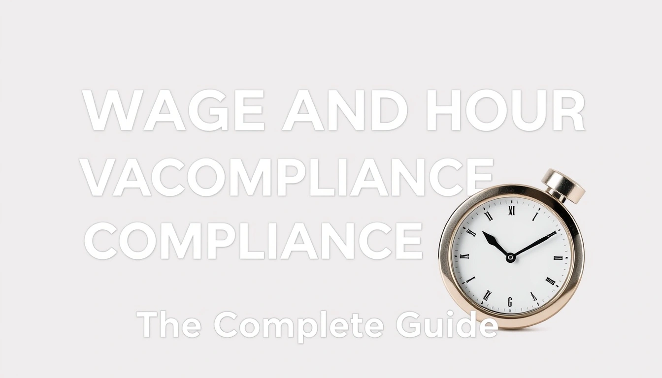 Wage and hour compliance — The Complete Guide Wage and hour compliance — The Complete Guide